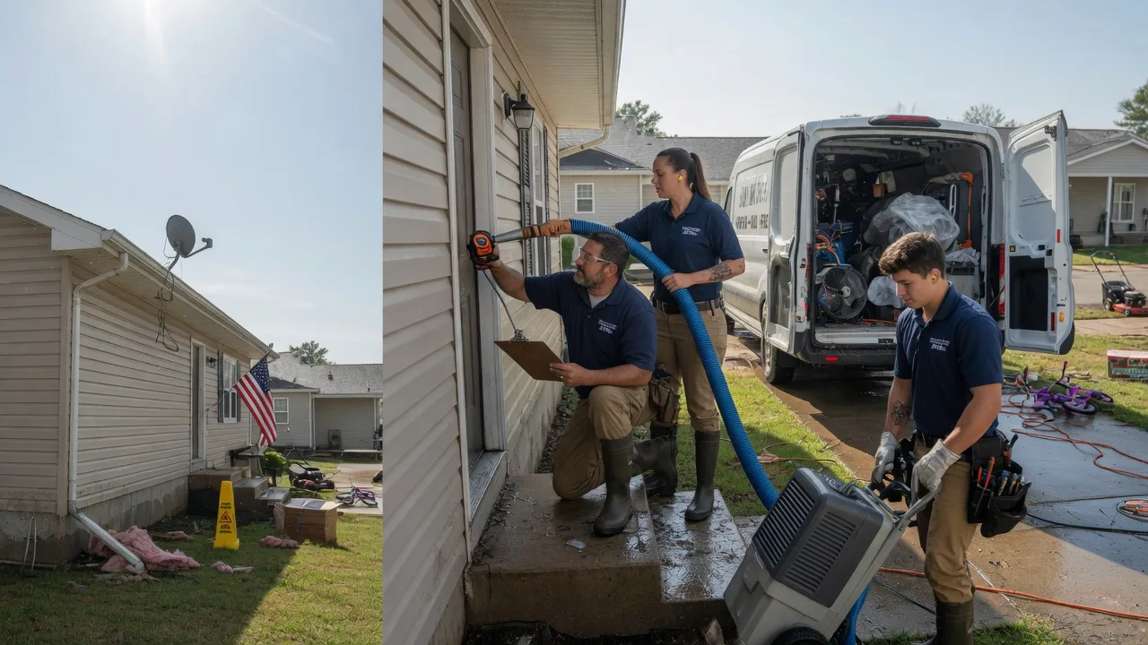 Ceiling Water Damage Restoration in Olyphant, PA near me